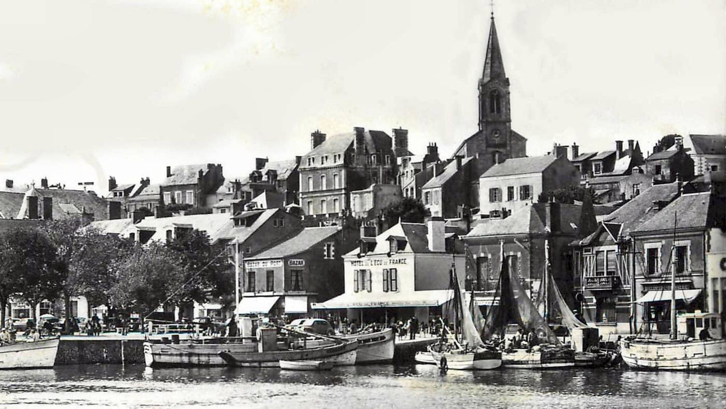 Port à Pornic - photo d'archive Café du Port