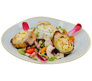 Resto pornic vue sur mer - salade de chevre chaud - café du port à pornic